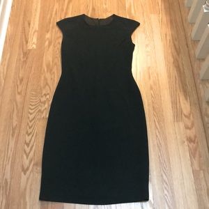 Dark green Lida Baday fitted sleeveless sheath dress